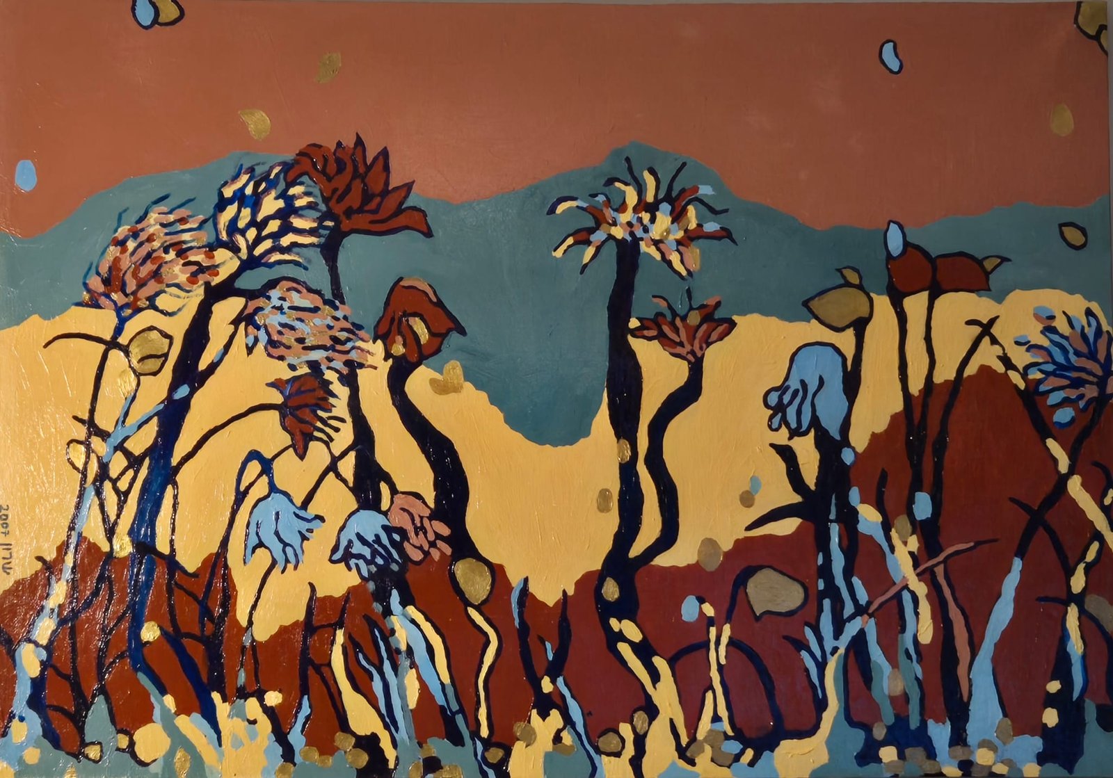 Imaginary Flower Field 70x100
